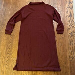 Uniqlo Long Sleeve Dress -‎ Burgundy